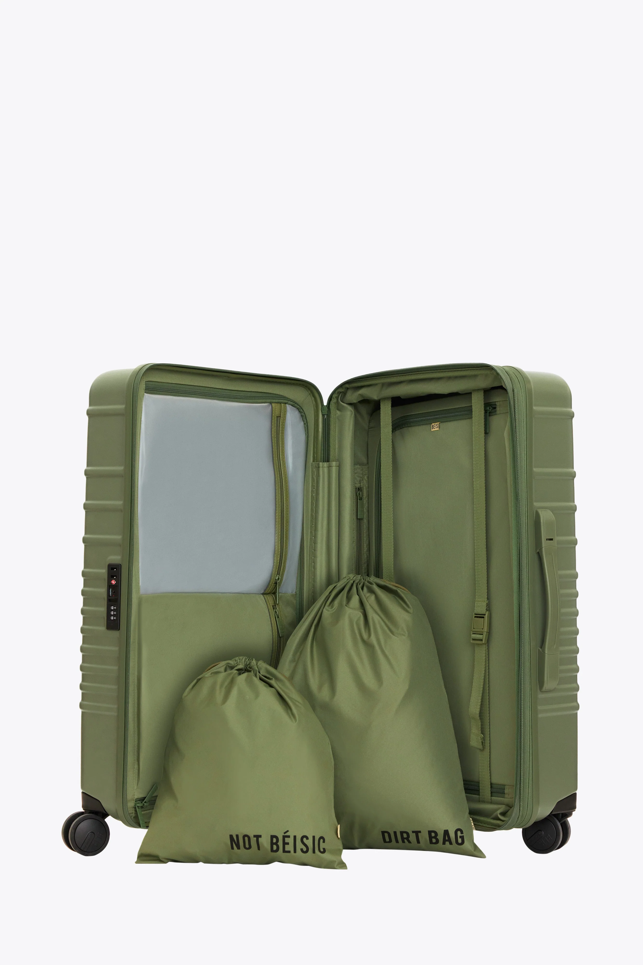 The Medium Check-In Roller in Olive - Image 4