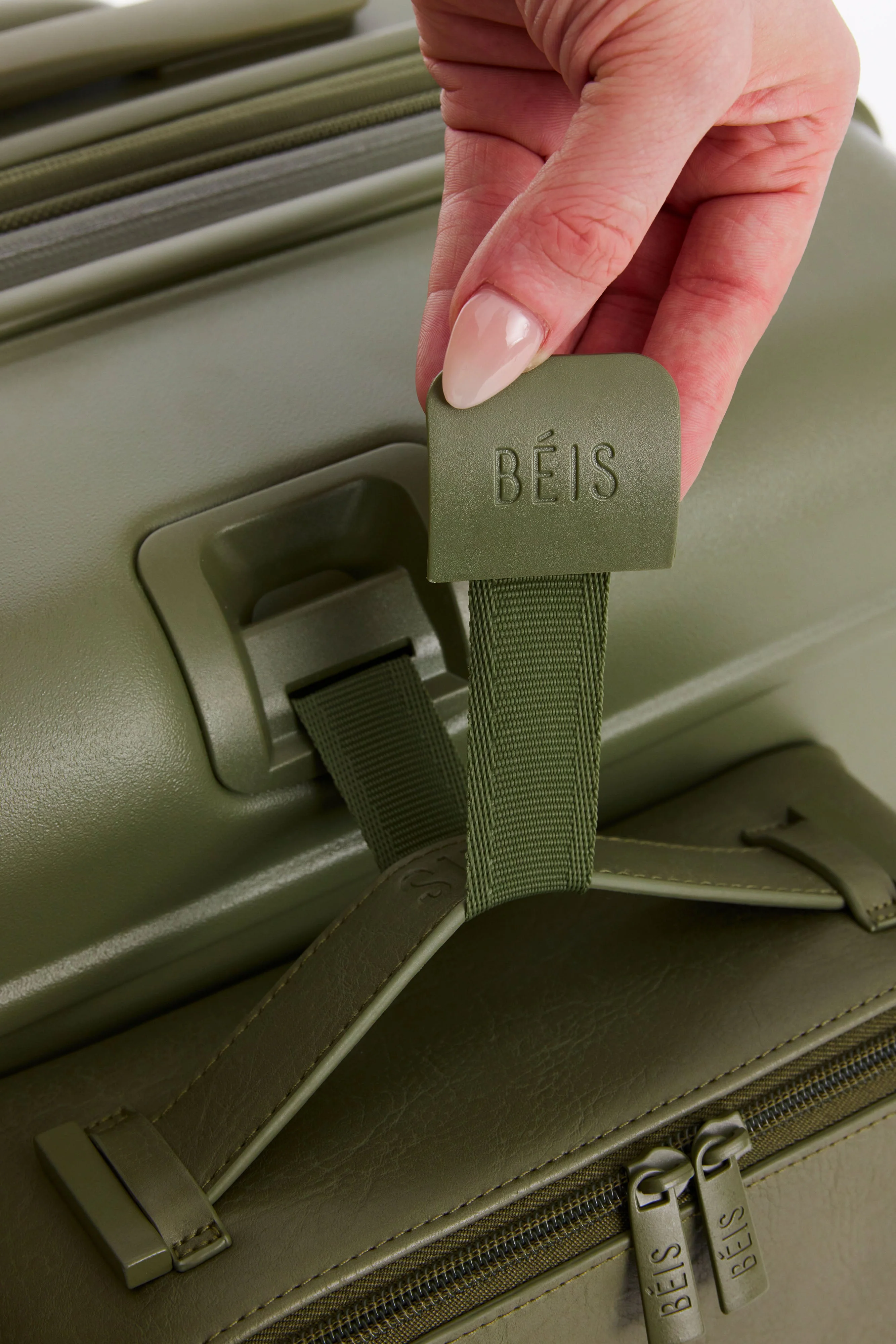 The Large Check-In Roller in Olive - Image 9
