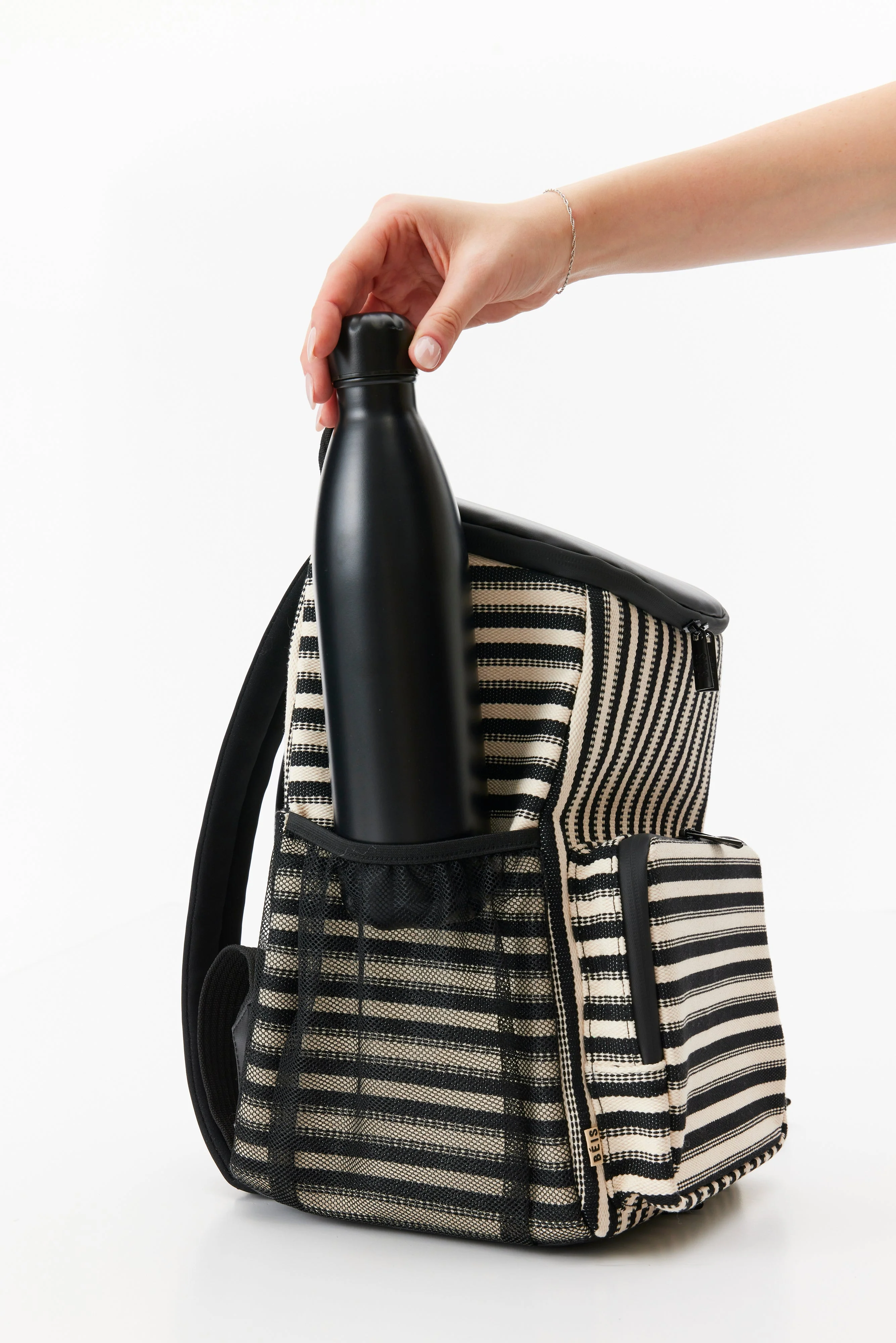 The Backpack Cooler in Black Stripe - Image 11