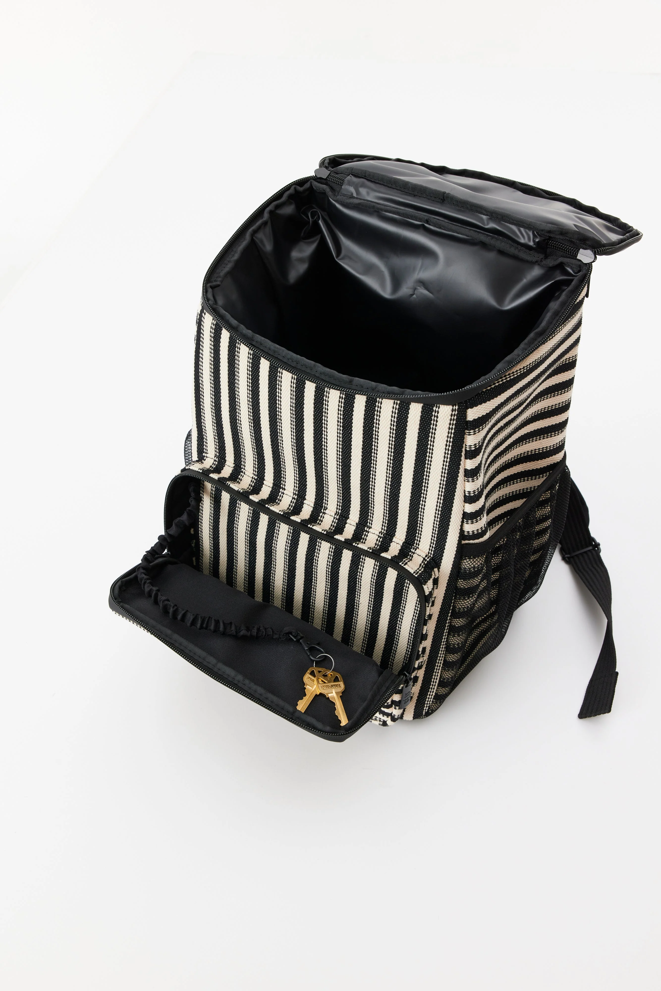 The Backpack Cooler in Black Stripe - Image 4