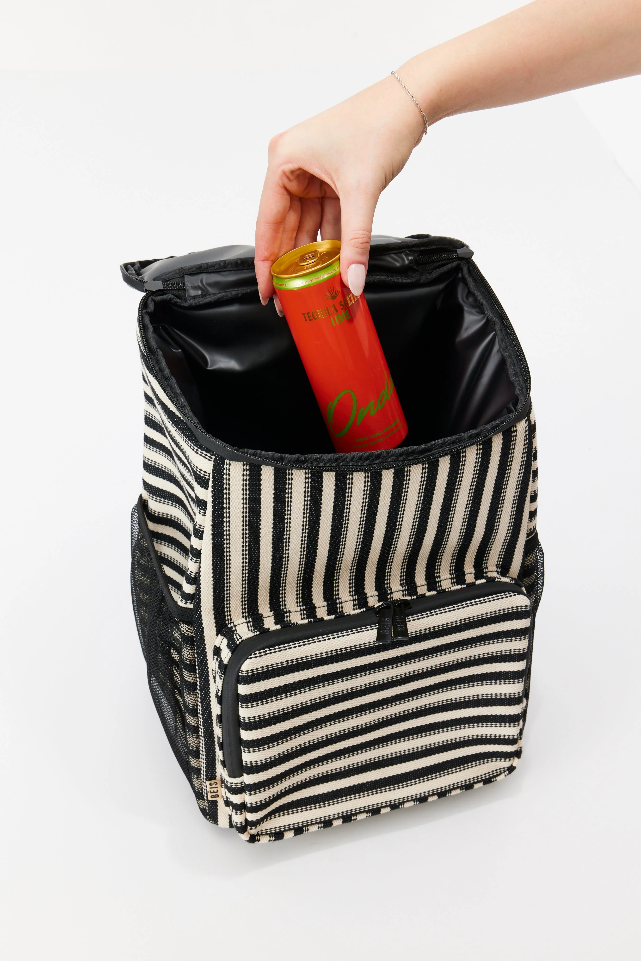 The Backpack Cooler in Black Stripe - Image 9
