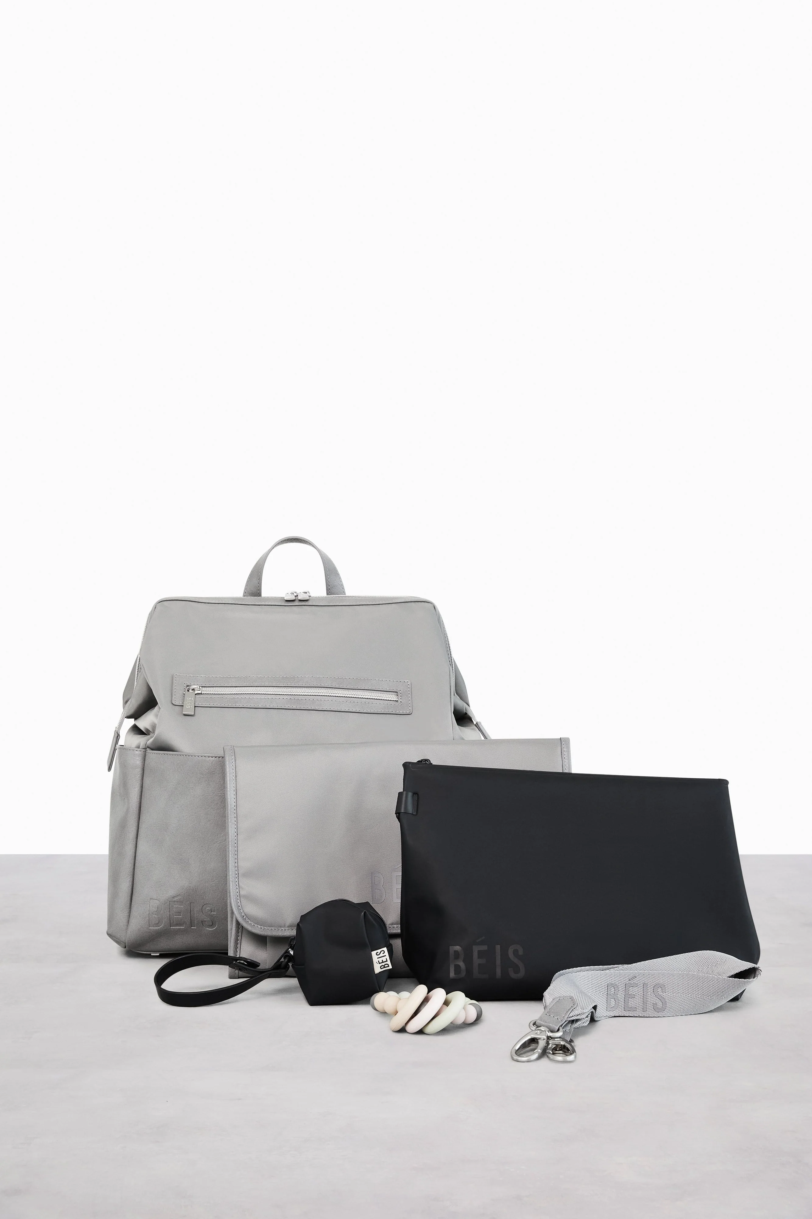 The Backpack Diaper Bag in Grey - Image 17