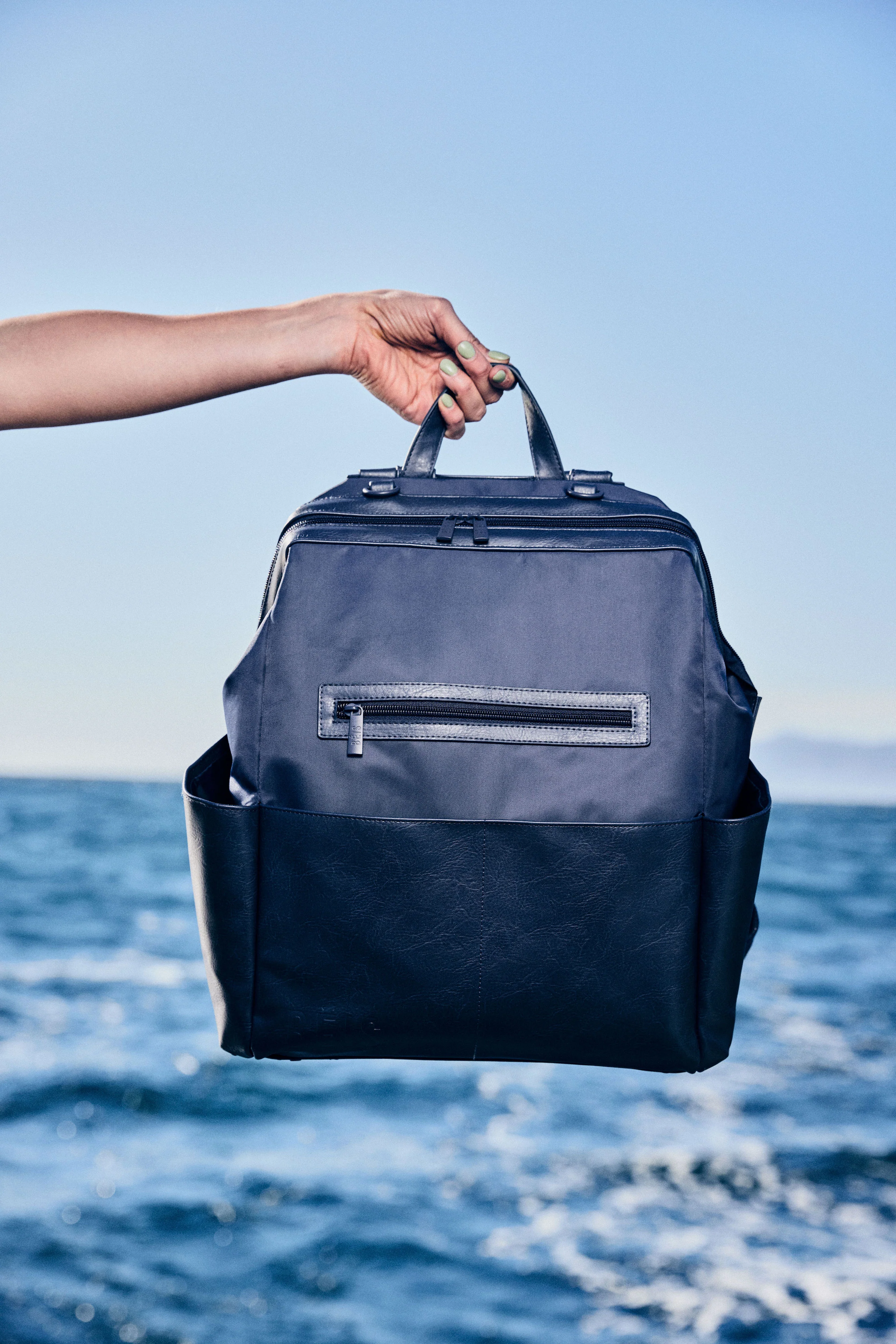 The Backpack Diaper Bag in Navy - Image 15