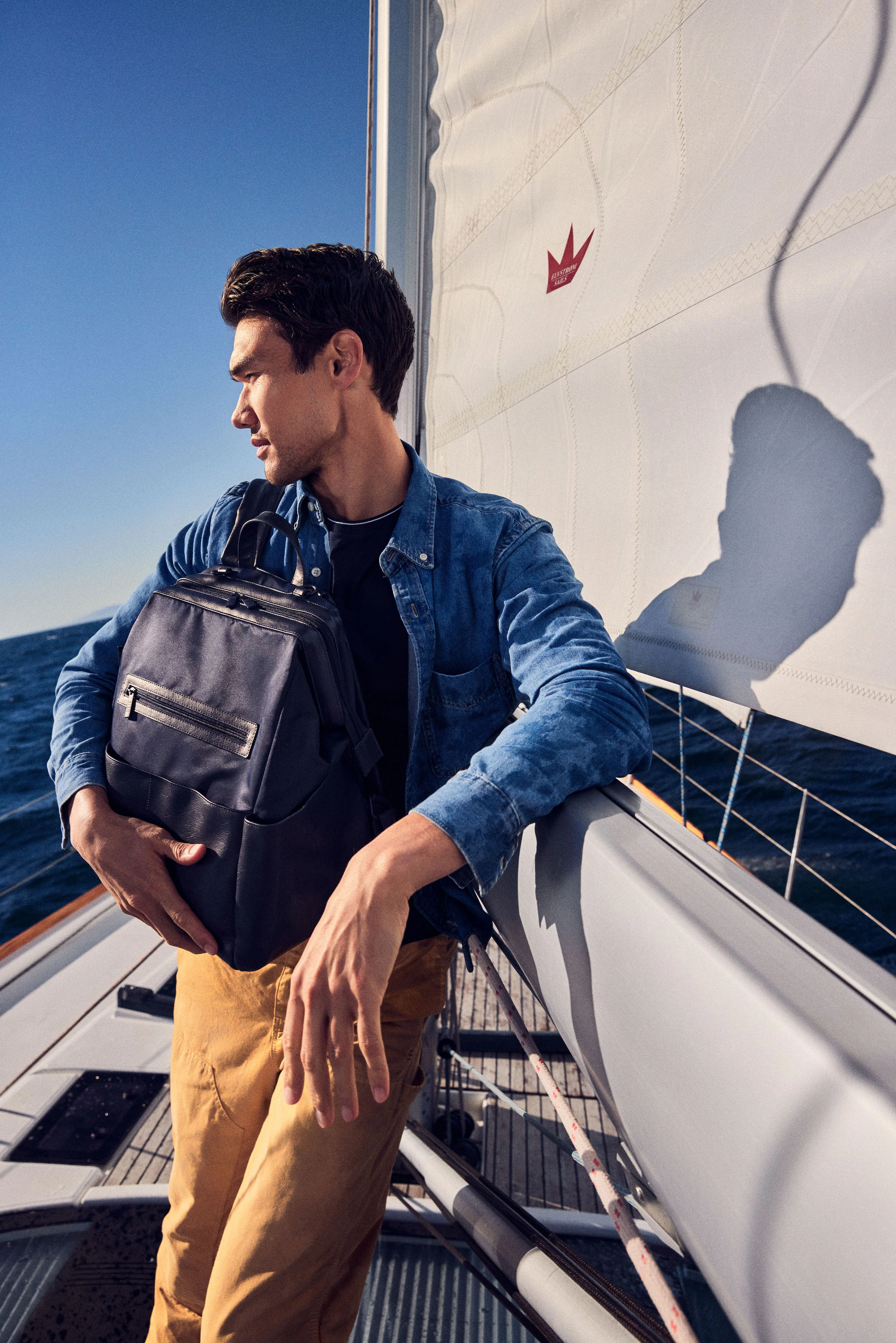 The Backpack Diaper Bag in Navy - Image 16