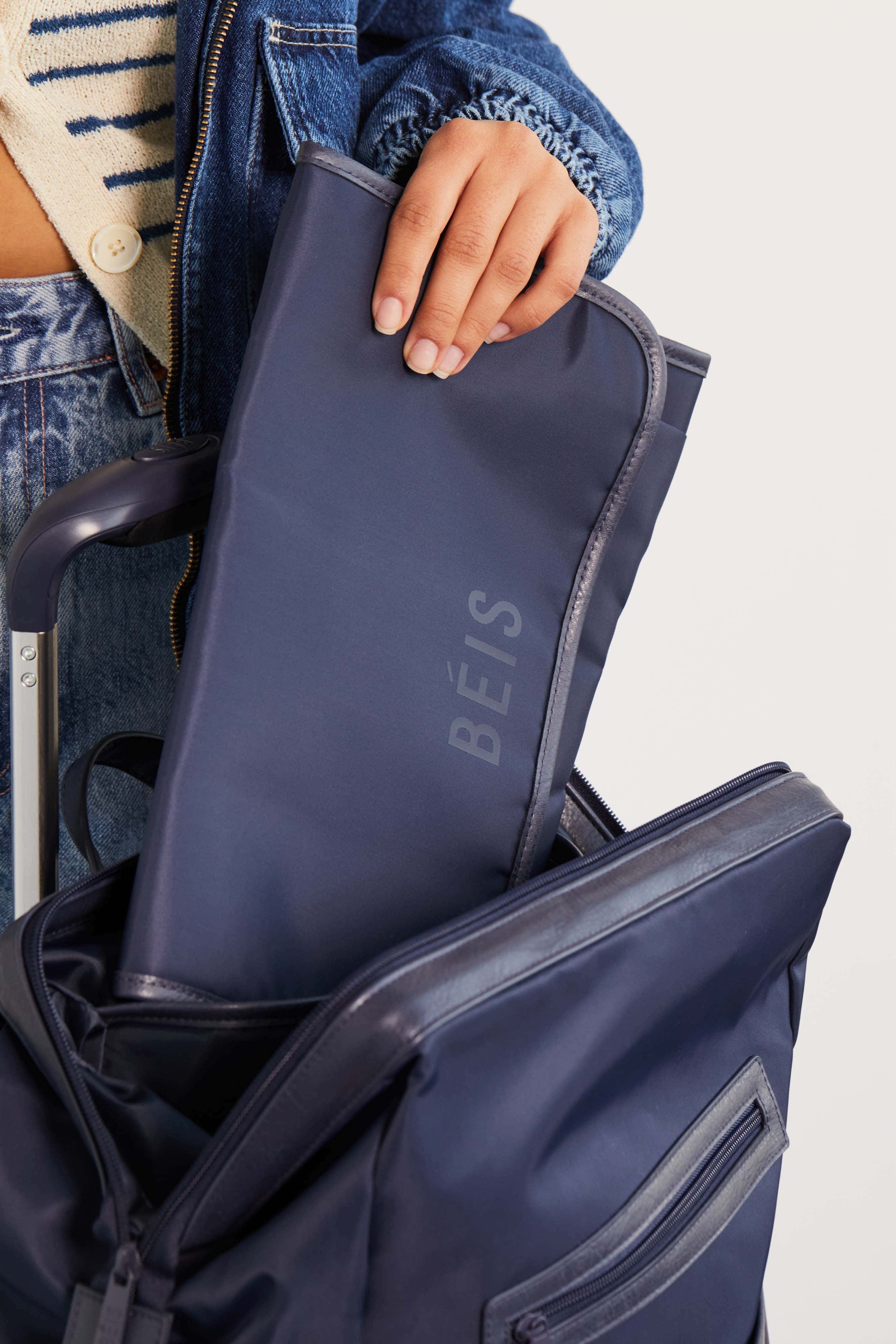 The Backpack Diaper Bag in Navy - Image 8