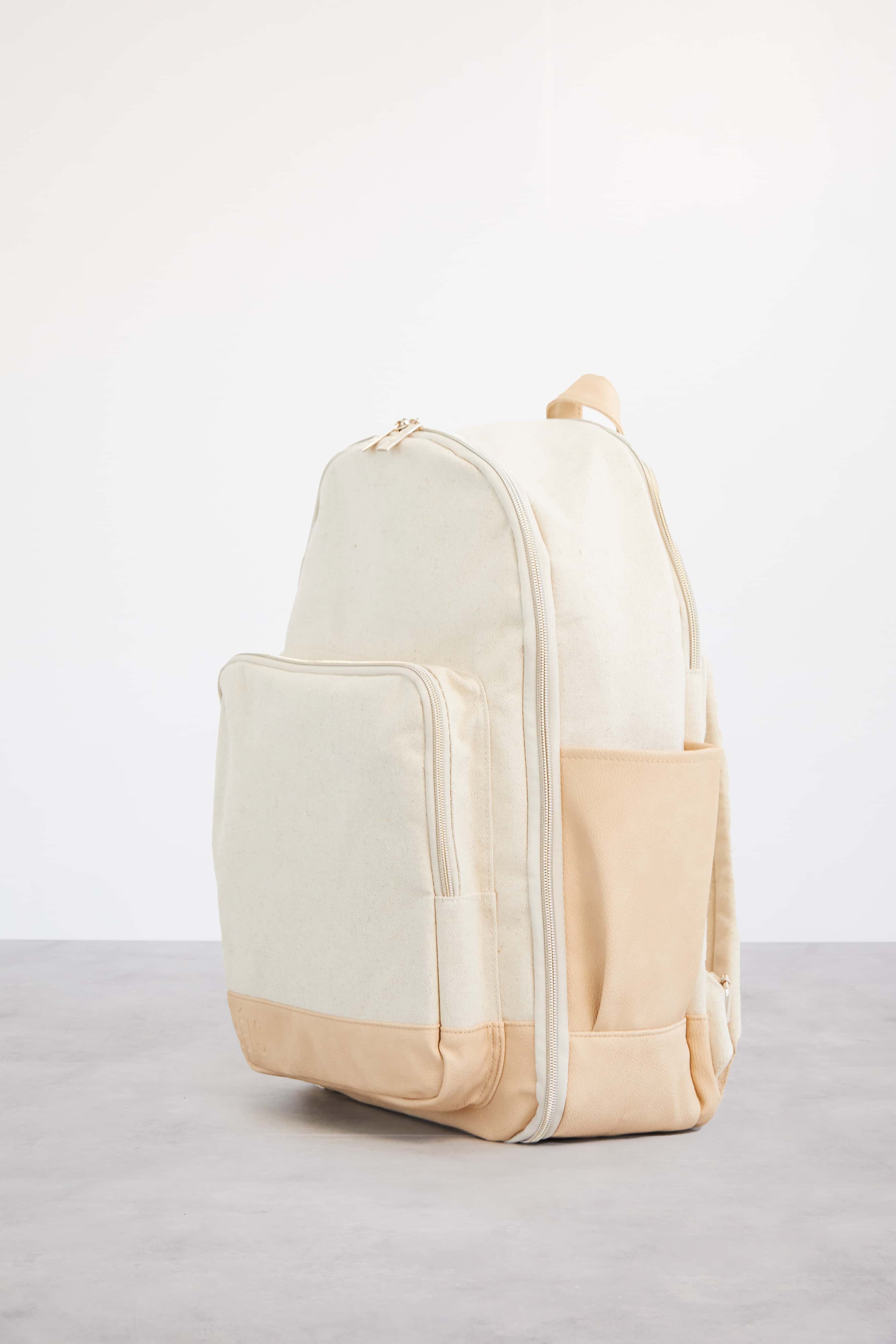 The Travel Backpack in Beige - Image 14