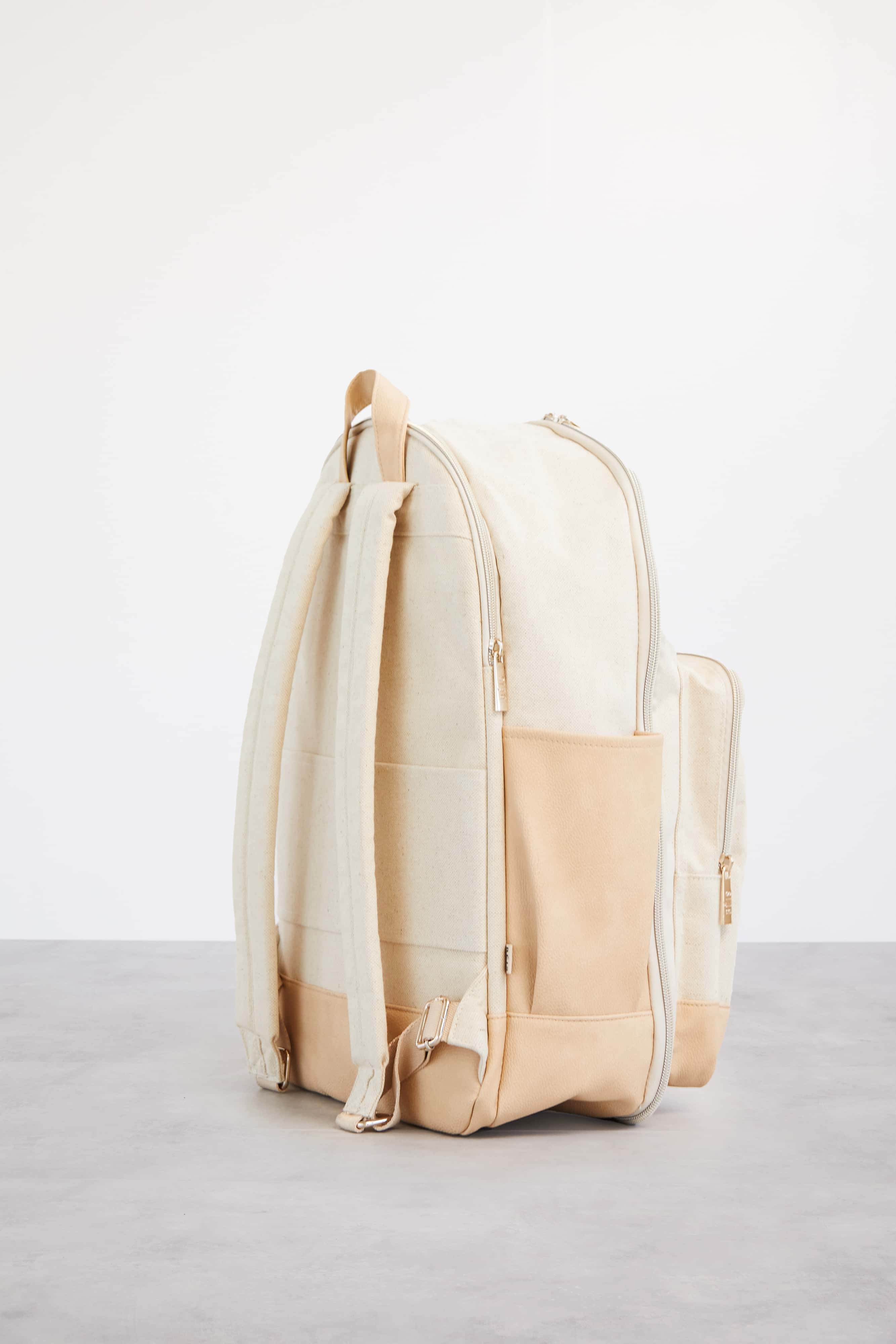 The Travel Backpack in Beige - Image 17