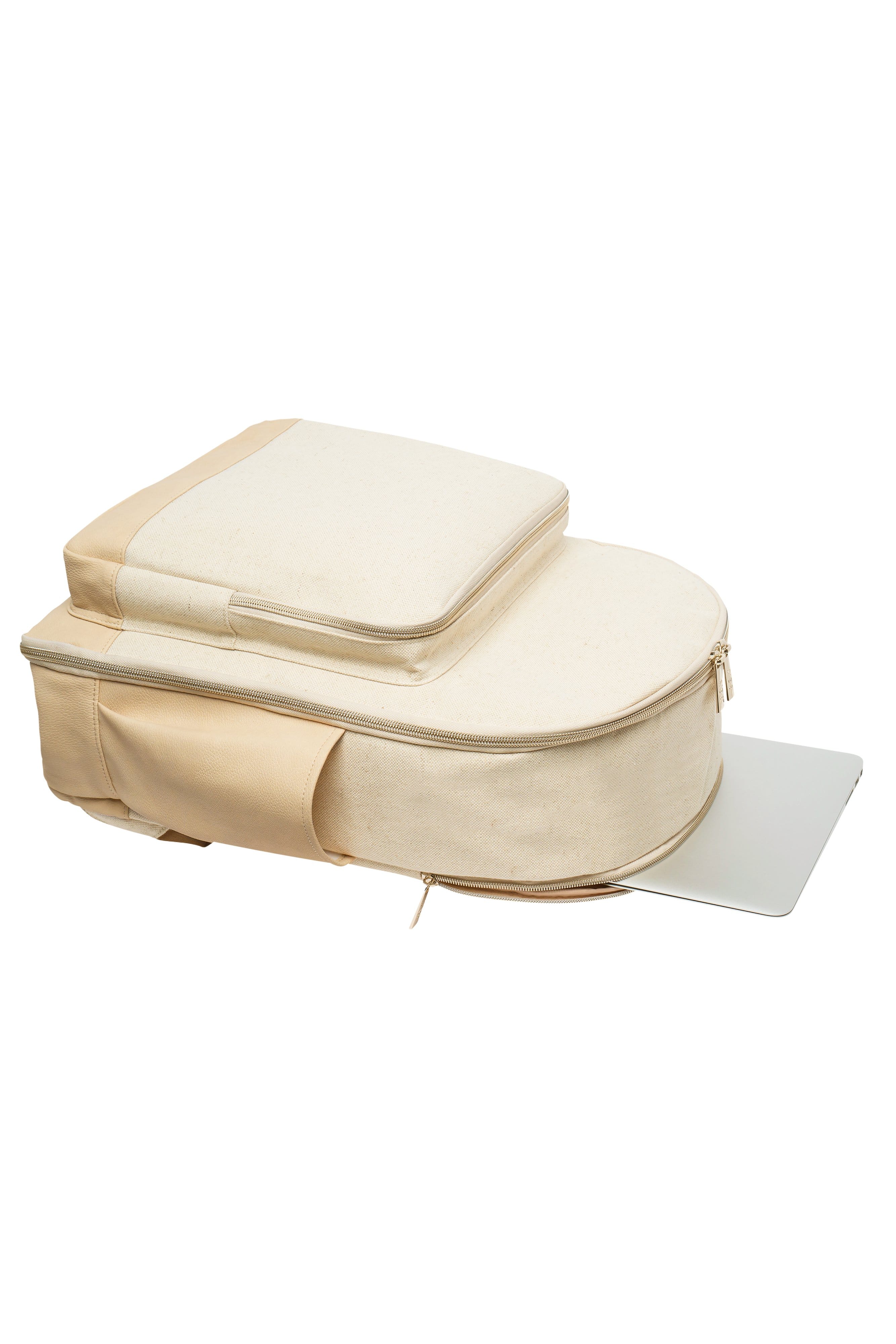 The Travel Backpack in Beige - Image 21