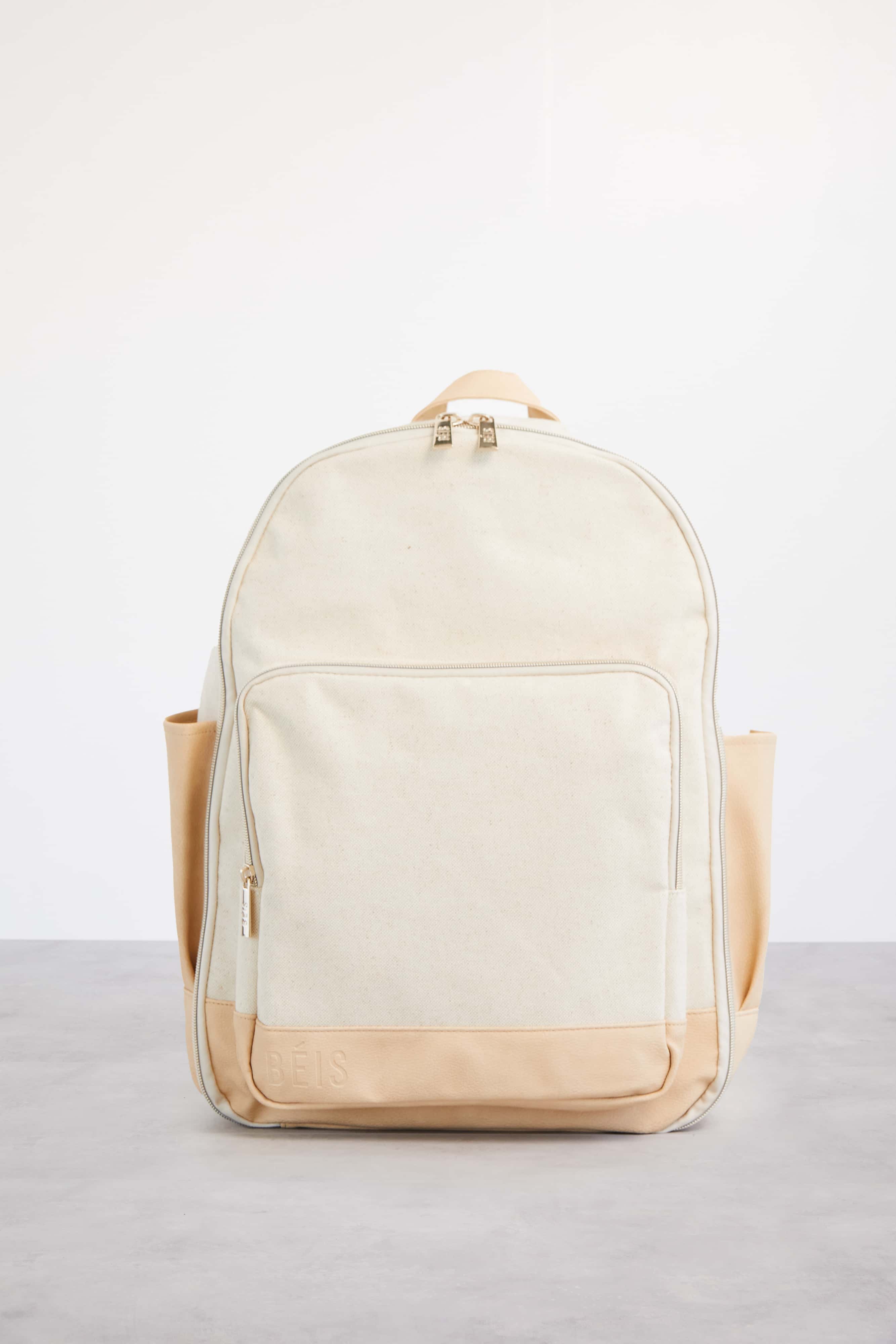 The Travel Backpack in Beige - Image 26
