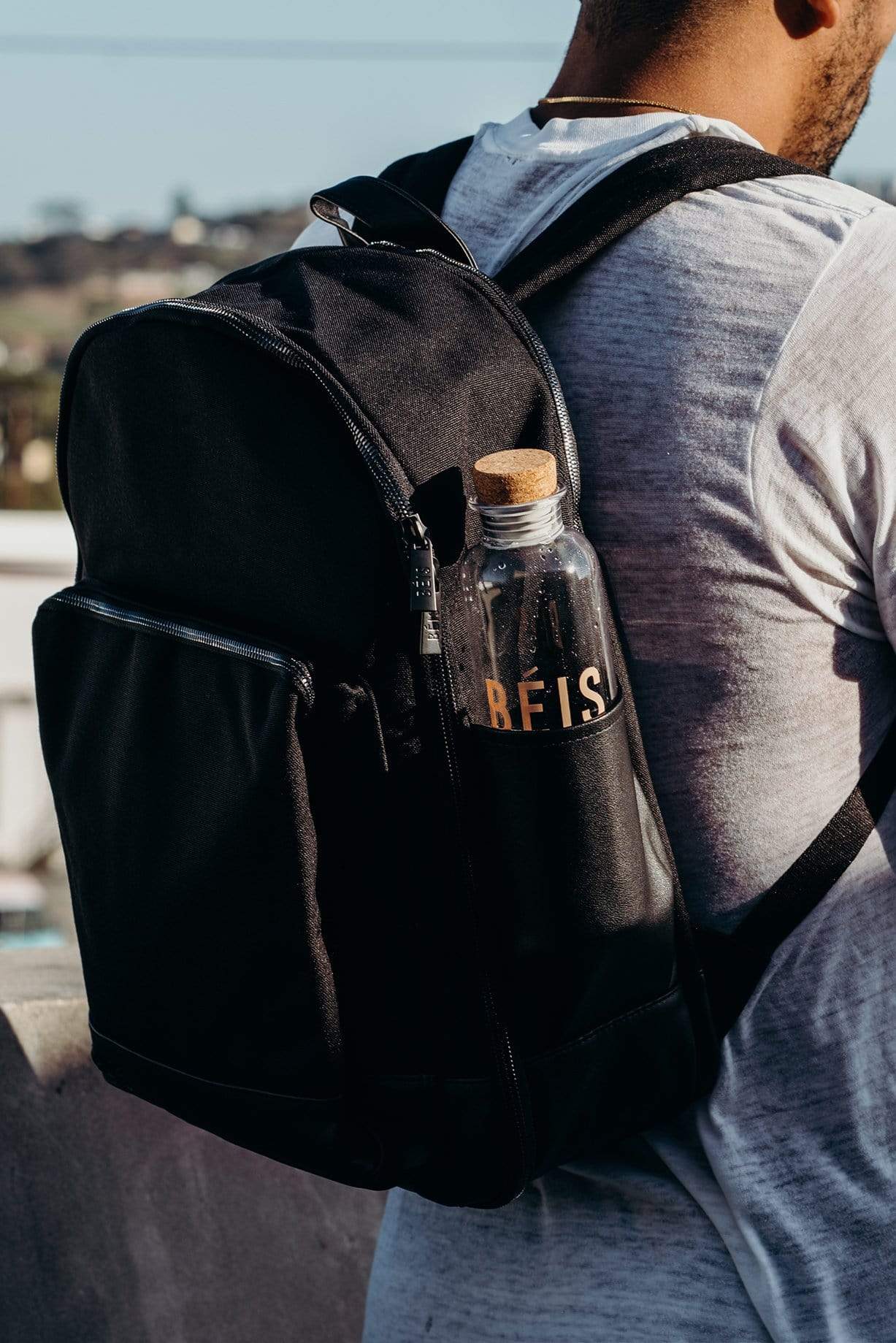 The Travel Backpack in Black - Image 20