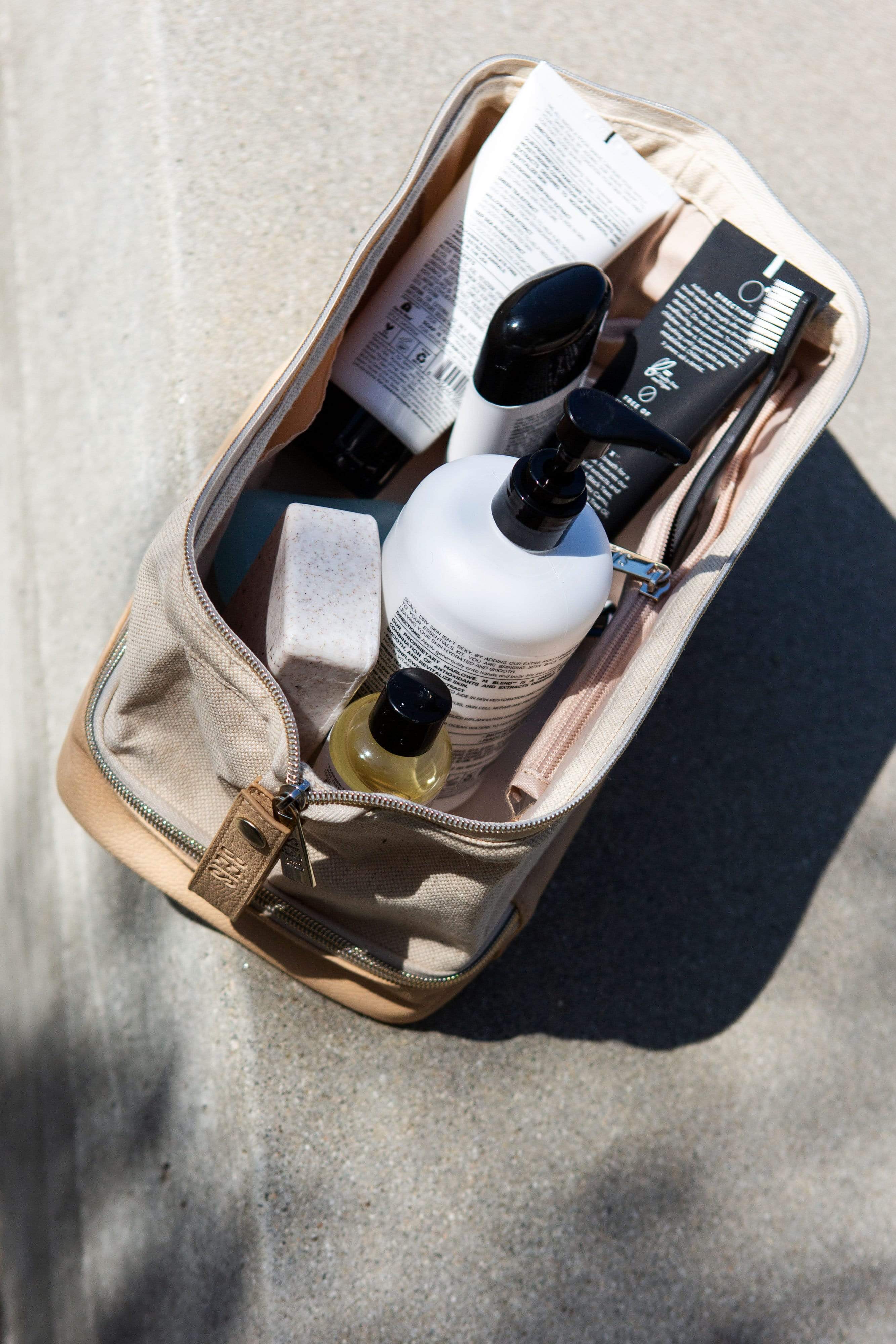 The Dopp Kit in Beige - Image 9
