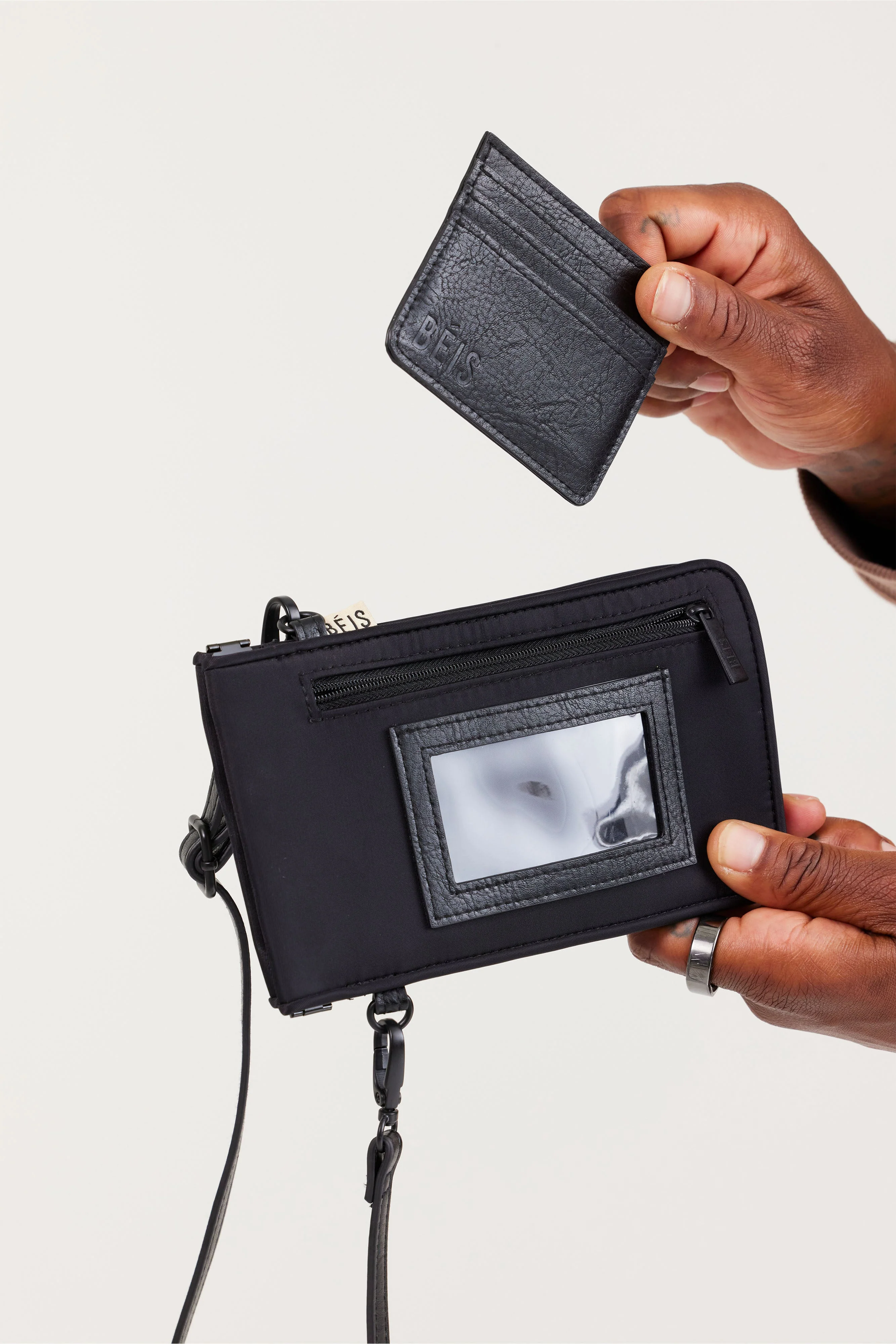 The ID Crossbody Bag in Black - Image 4