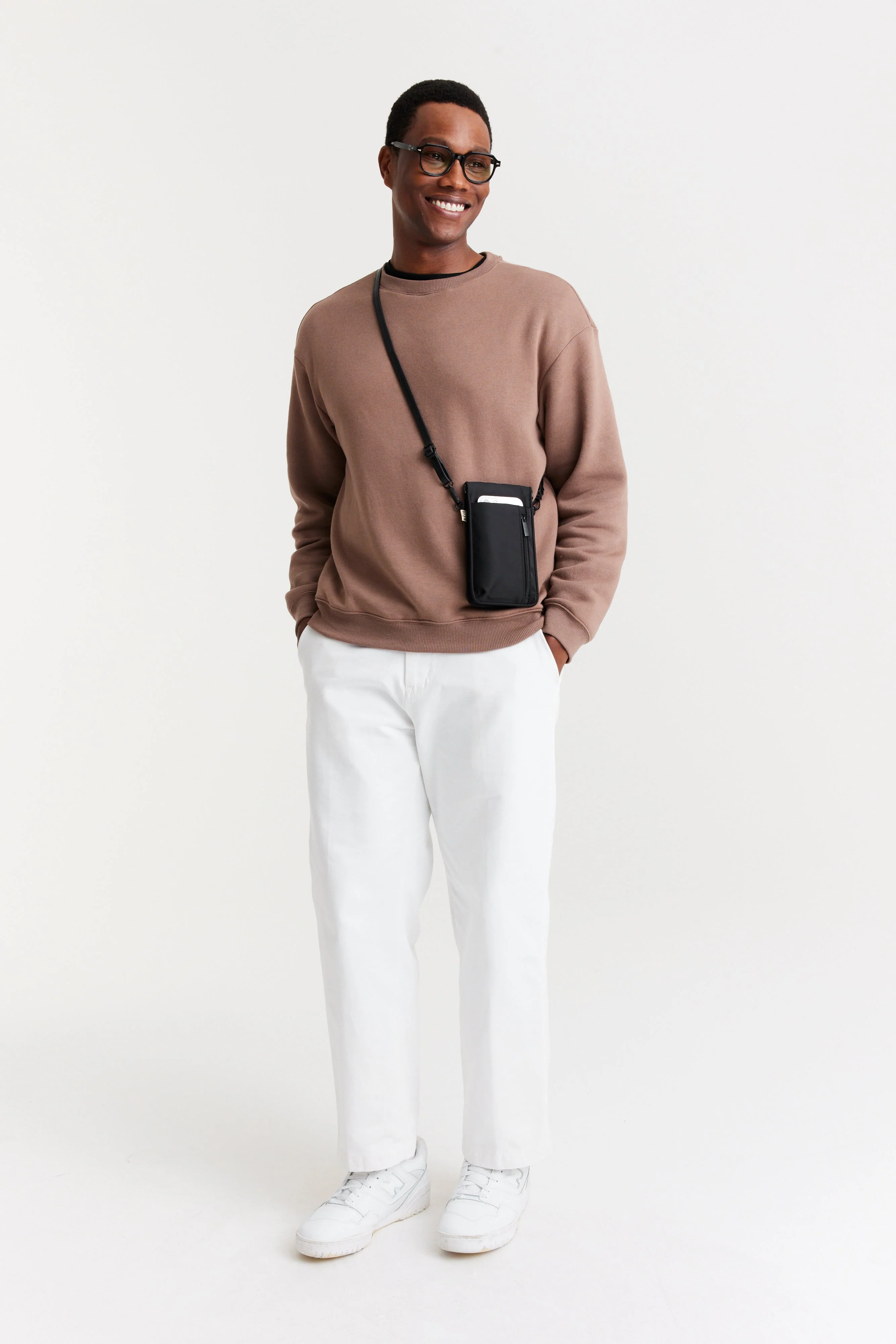 The ID Crossbody Bag in Black - Image 5