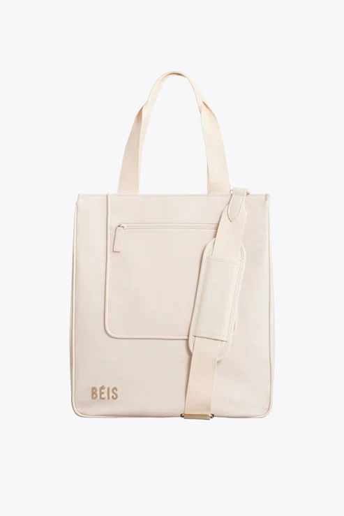 The North To South Tote in Beige - Image 10