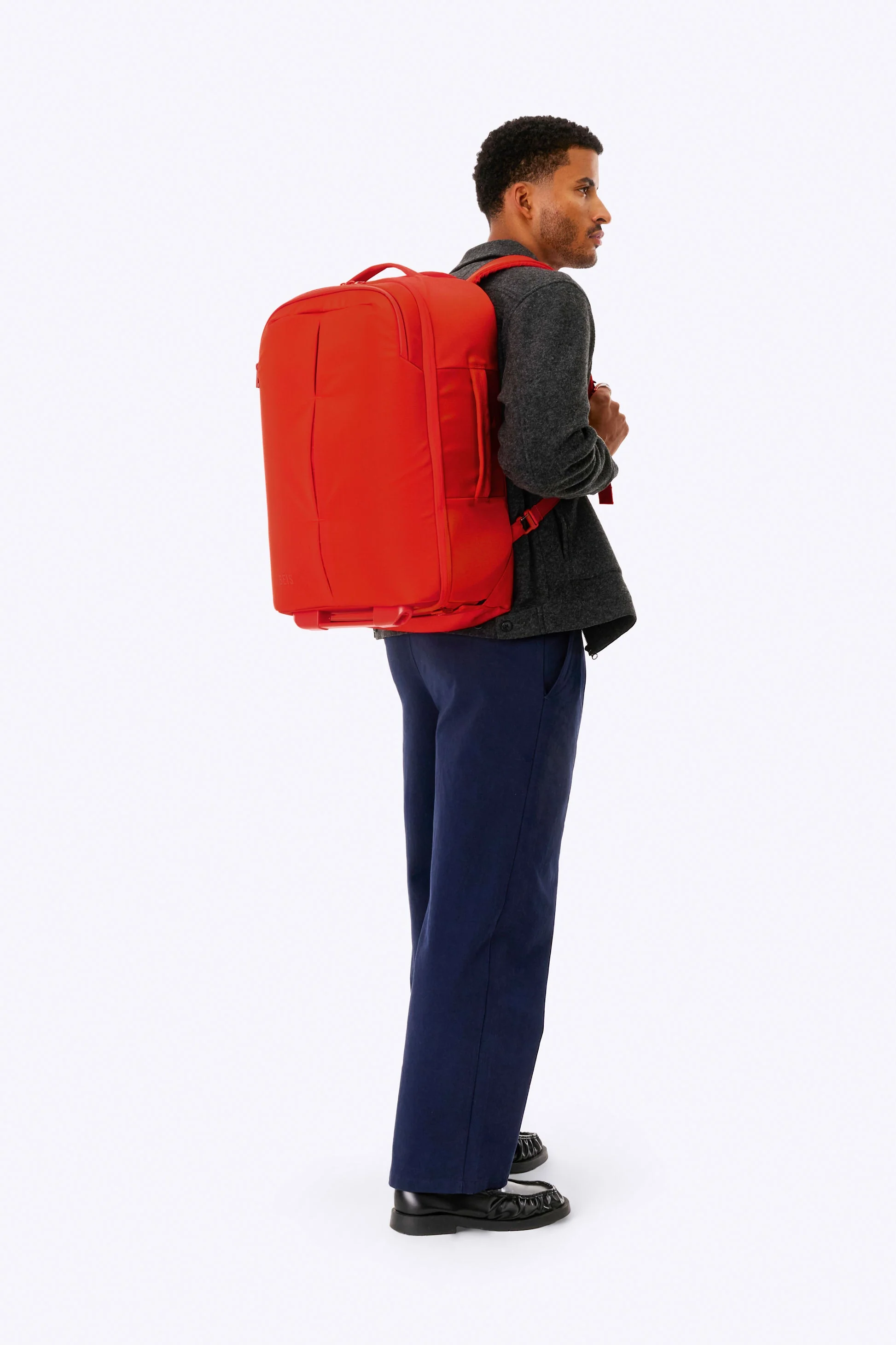 The Pro Rolling Backpack in Flame - Image 4