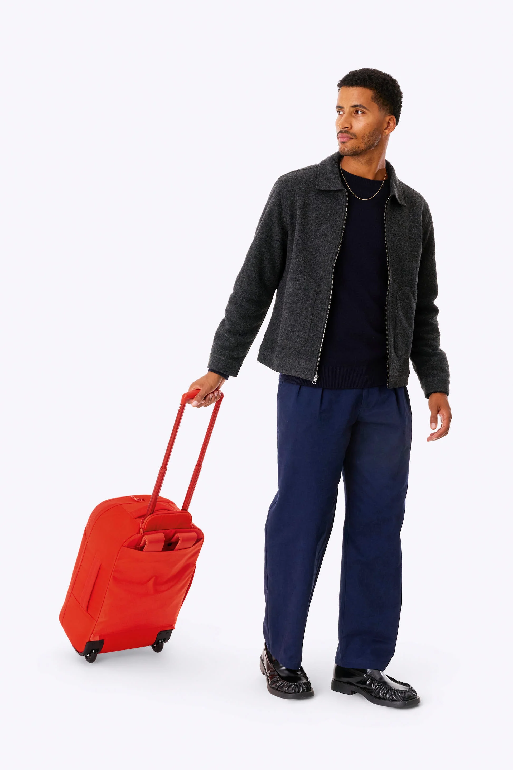The Pro Rolling Backpack in Flame - Image 5