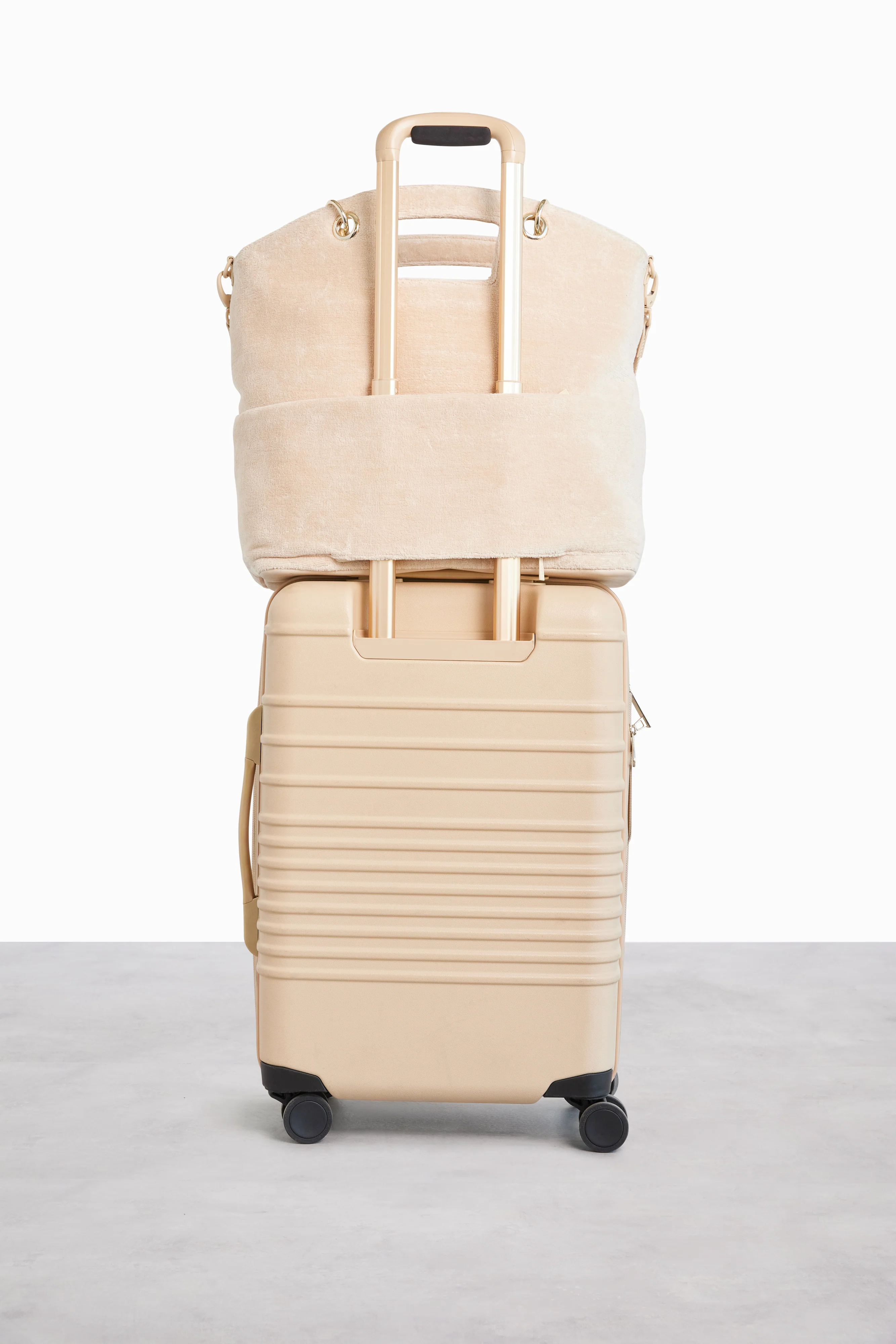 The Terry Tote in Beige - Image 11