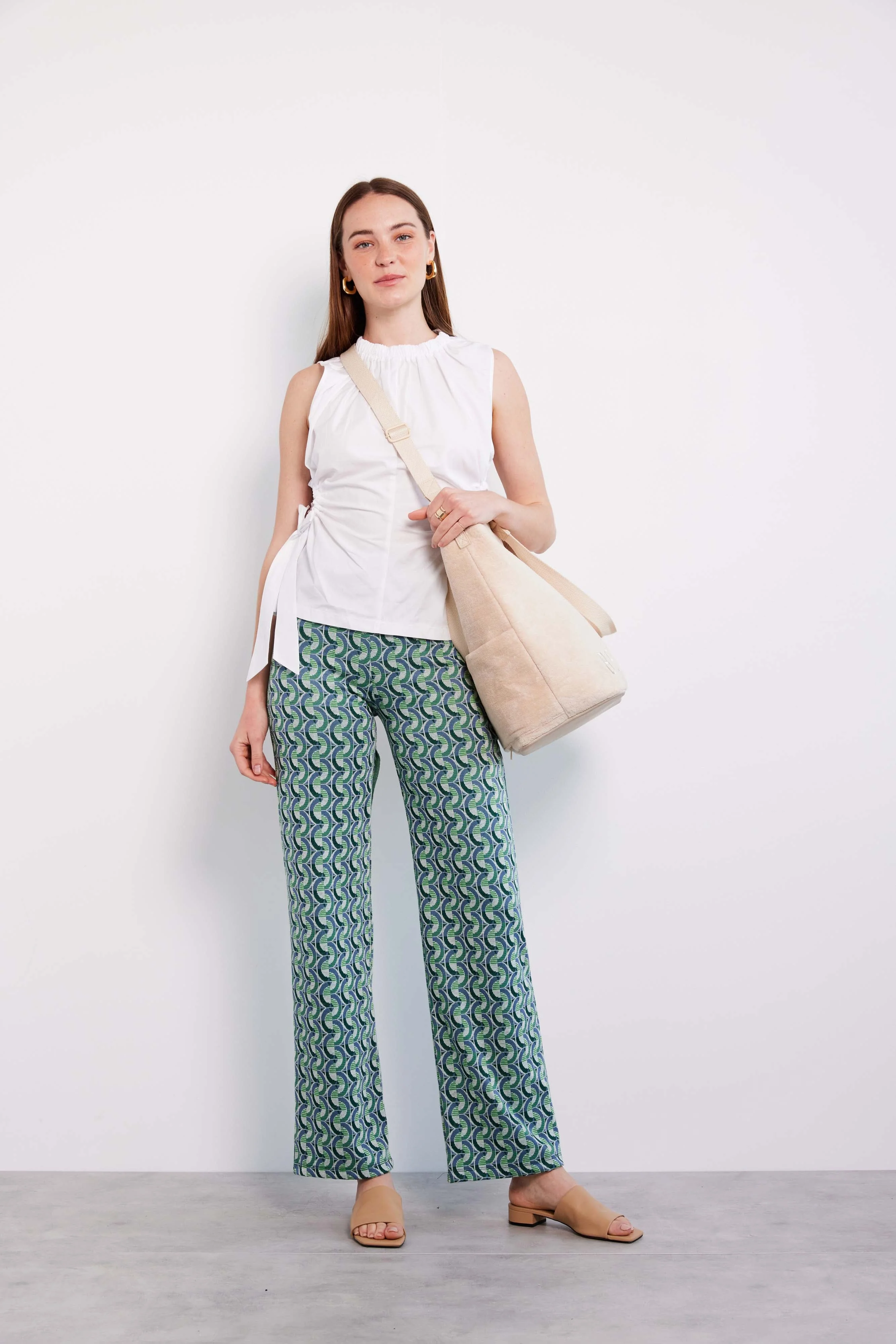 The Terry Tote in Beige - Image 14